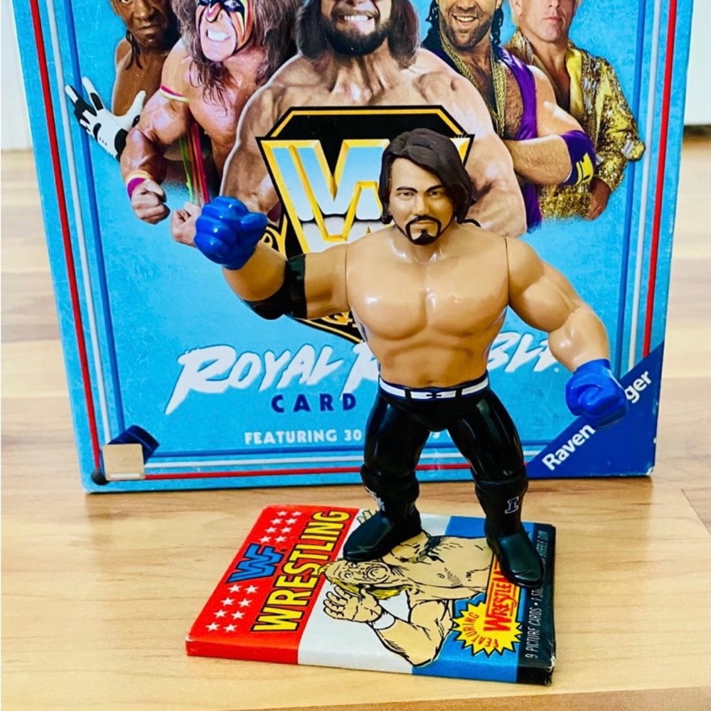 WWE Mattel Retro AJ Styles AEW WWF Hasbro Wrestling Action Figure MINT